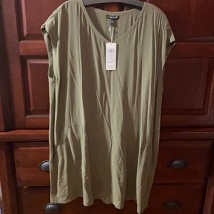 Eileen Fisher silk tunic- with pockets! NWT